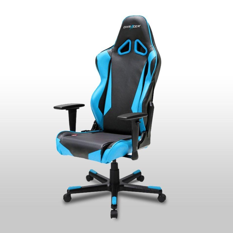 Oh Rb1 Black And Blue Racing Series Gaming Chair Gamestop