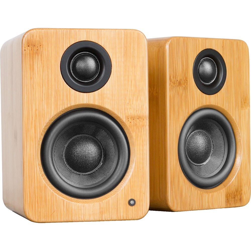 Yu2 Bamboo Powered Desktop Speakers Gamestop