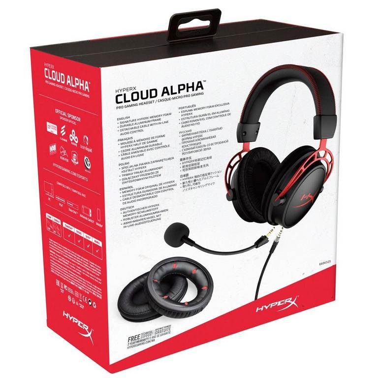 HyperX Cloud Alpha Pro Wired Gaming Headset Universal