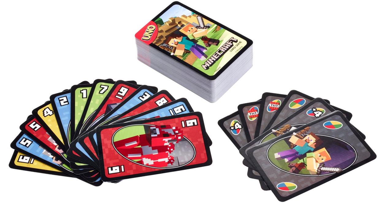 UNO Minecraft Card Game GameStop
