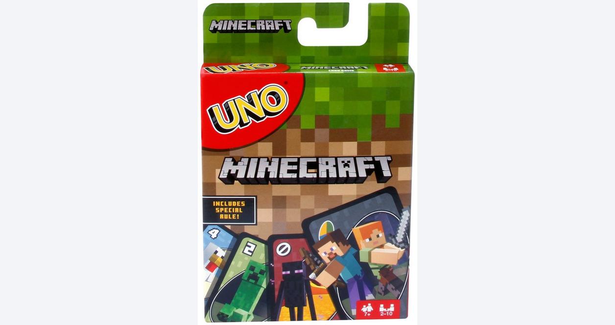 Mattel Games Minecraft UNO Card Game 2 to 10 Players Ages 7 for sale online