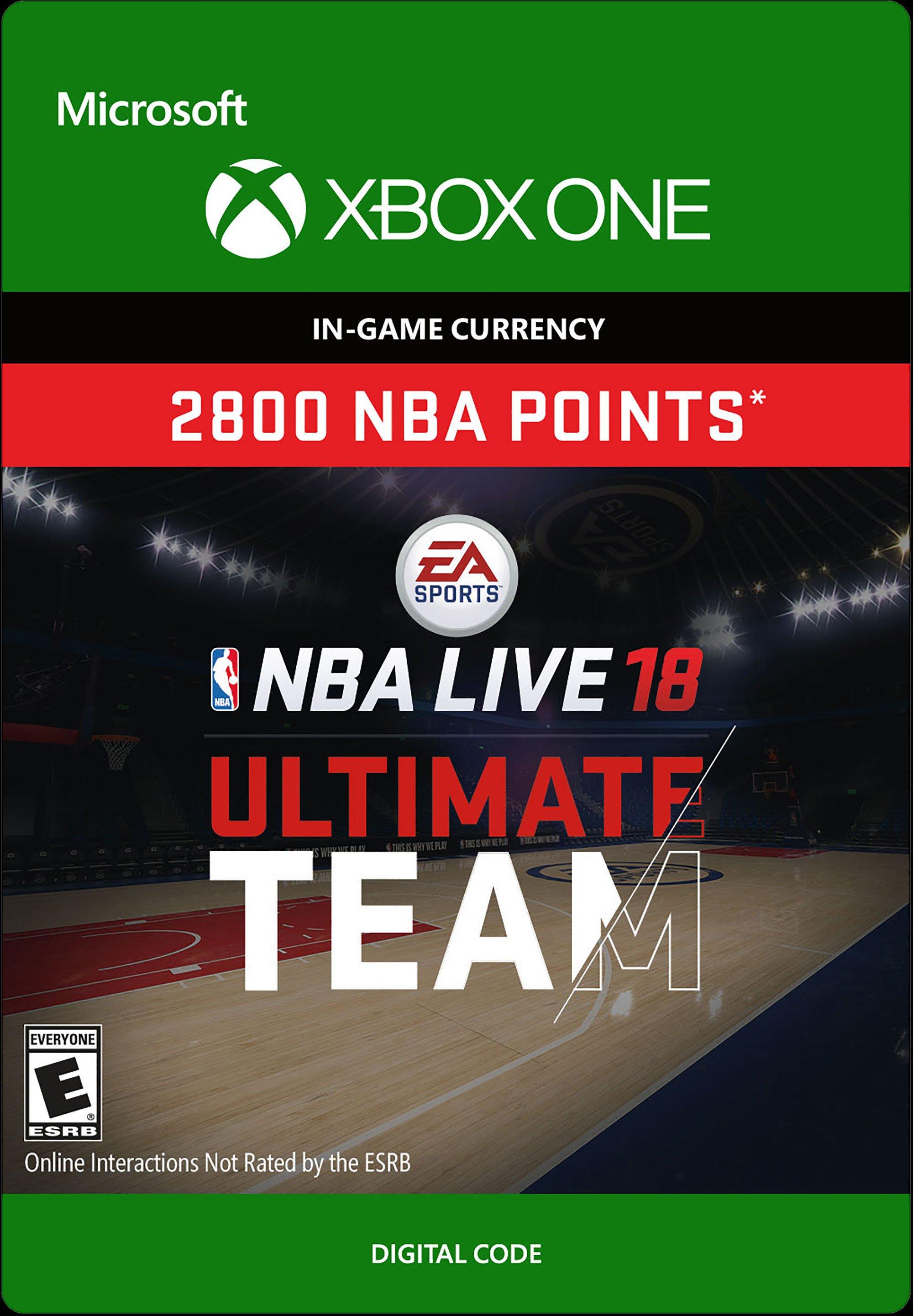 NBA Live 18 Ultimate Team Points 2,800 - Xbox One