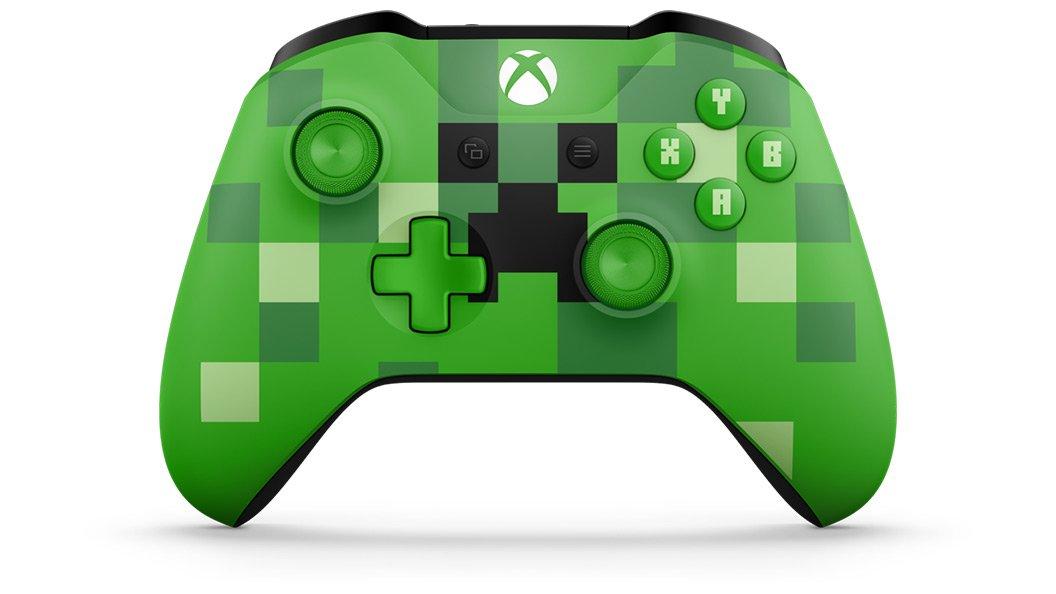  Xbox Wireless Controller/ PC Computer - Minecraft Creeper Green  Special Limited Edition : Video Games