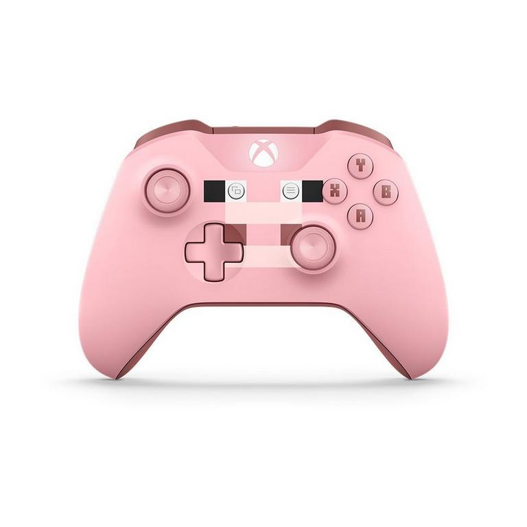 Microsoft Xbox One Wireless Controller Minecraft Pig Edition