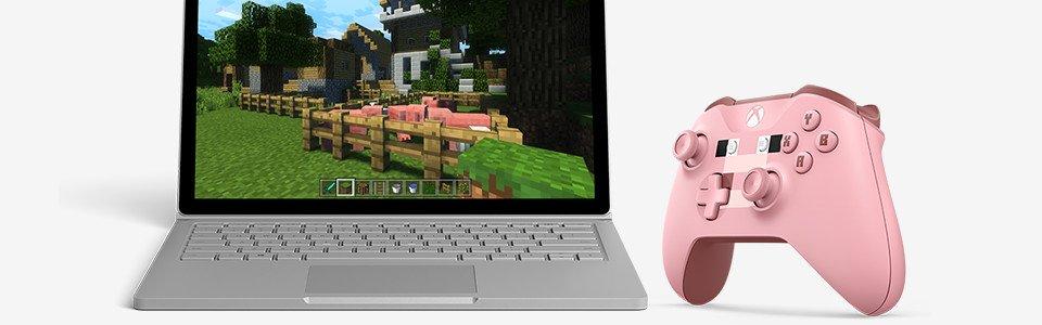  MICROSOFT Xbox ONE/PC Controller Wireless Minecraft Pig Pink  Special Limited Edition [EU Import] : Video Games