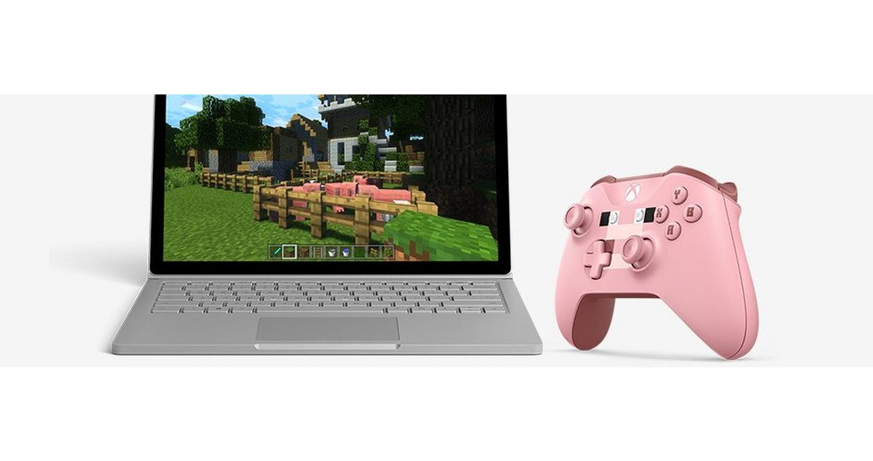 Microsoft Xbox One Wireless Controller Minecraft Pig Edition