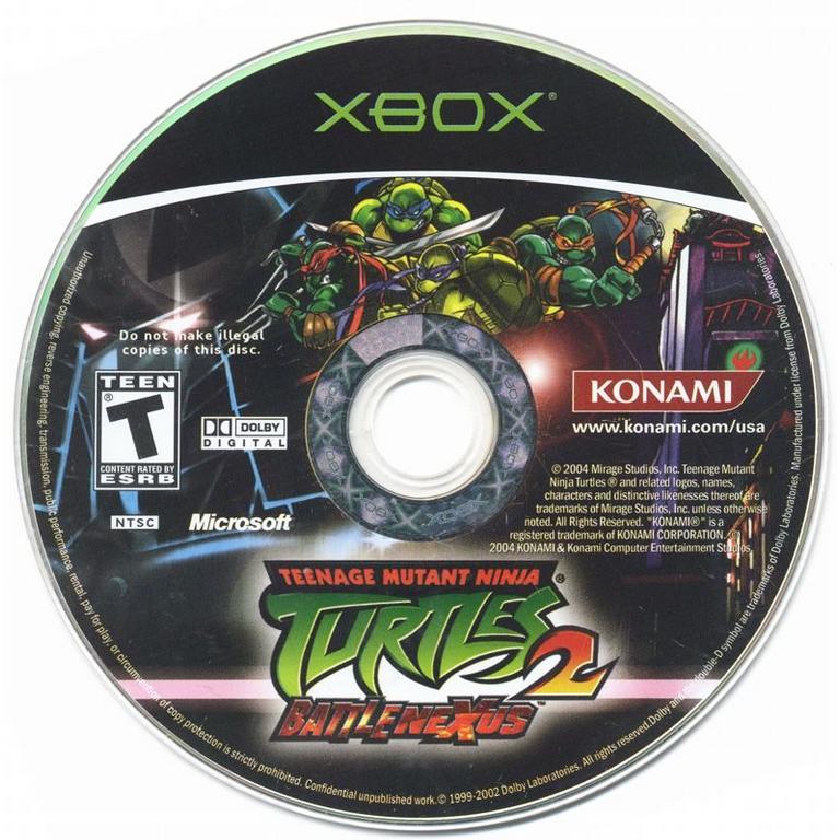 xbox★TEENAGE MUTANT NINJA TURTLES 2 Teenage Mutant Ninja Turtles 2: Battle Nexus - Xbox | Konami