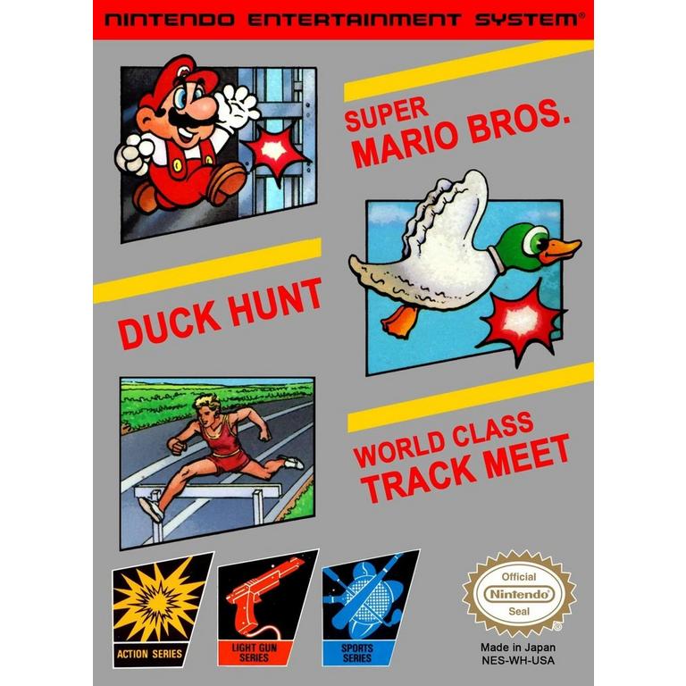 Jeu Vidéo Super Mario Bros. + Duck Hunt Pour Nintendo NES - Cartouche En Bon état Rétro