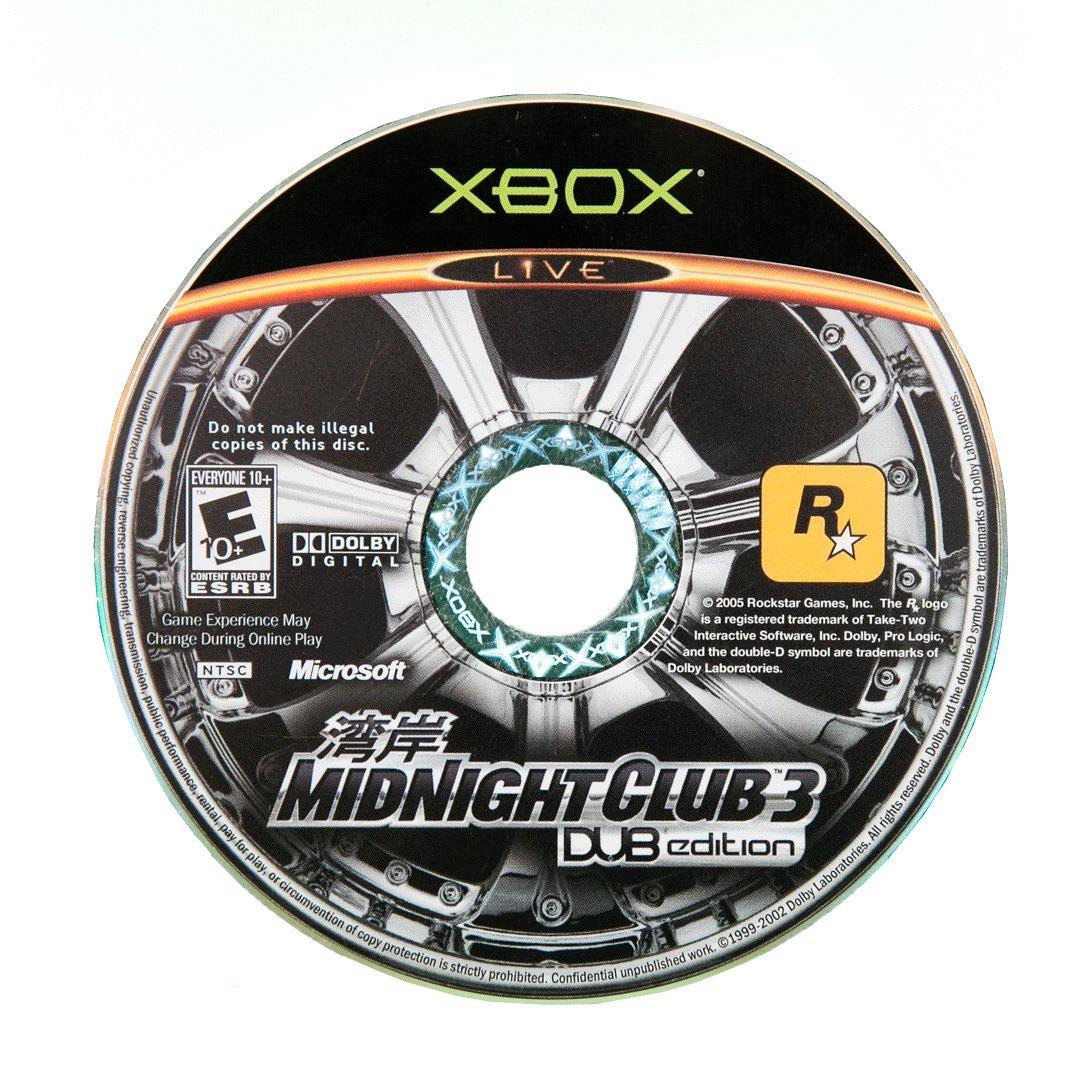 Midnight Club 3 DUB Remix Xbox Video Game Comes Complete with Game, Case  and Manual