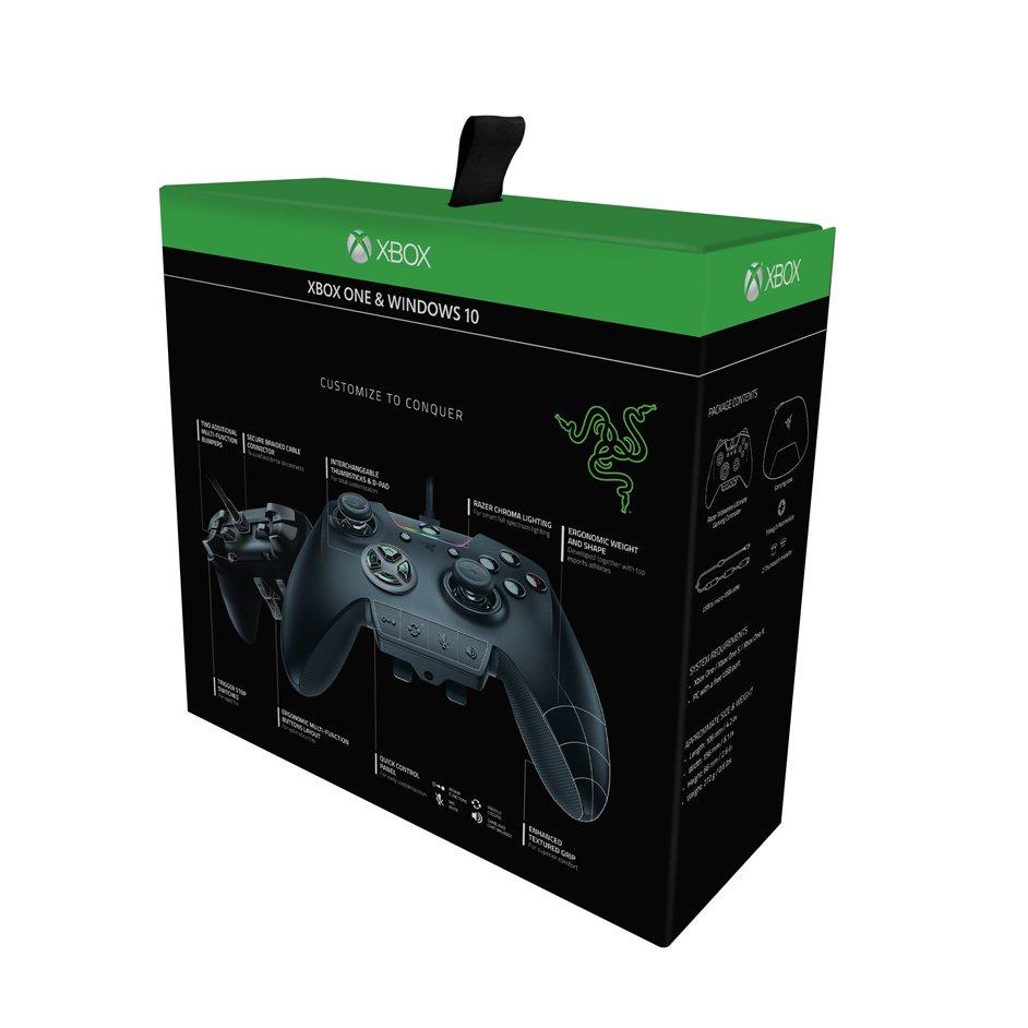  Razer Wolverine Ultimate Officially Licensed Xbox One Controller:  6 Remappable Buttons and Triggers - Interchangeable Thumbsticks and D-Pad -  For PC, Xbox One, Xbox Series X & S - Black : Video Games