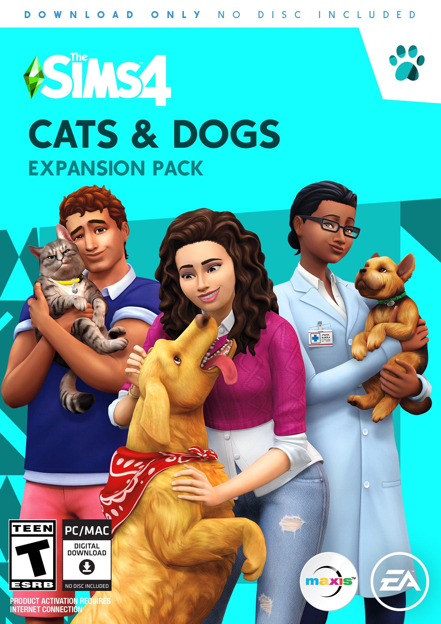 løn dusin måle The Sims 4: Cats and Dogs DLC - PC | GameStop