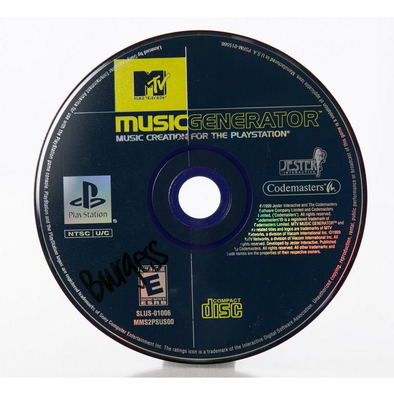 MTV Music Generator - PlayStation 1