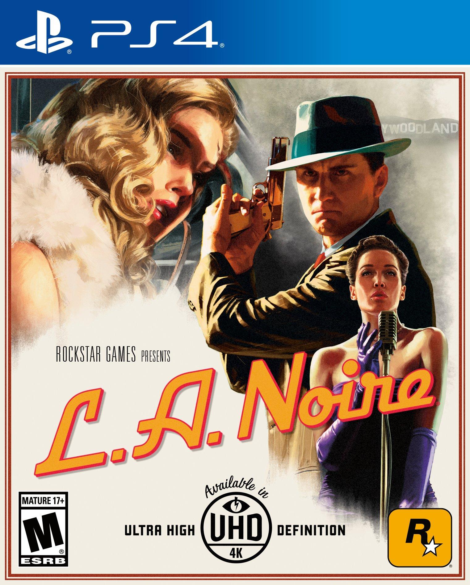 L.A. Noire PlayStation 4 Rockstar Games GameStop