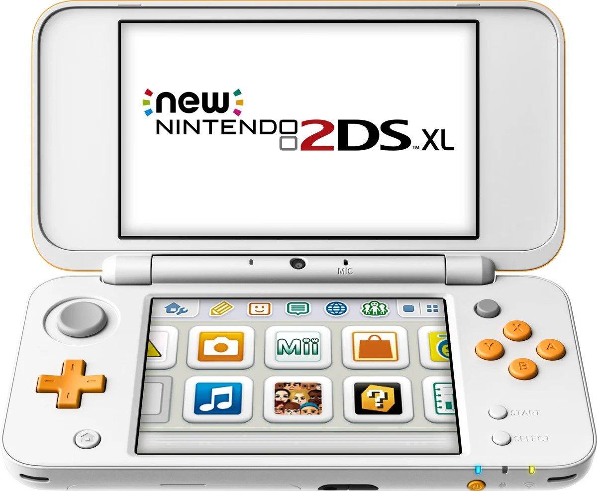 New Nintendo 2ds Xl White And Orange Nintendo 2ds Gamestop - nintendo 2ds roblox game