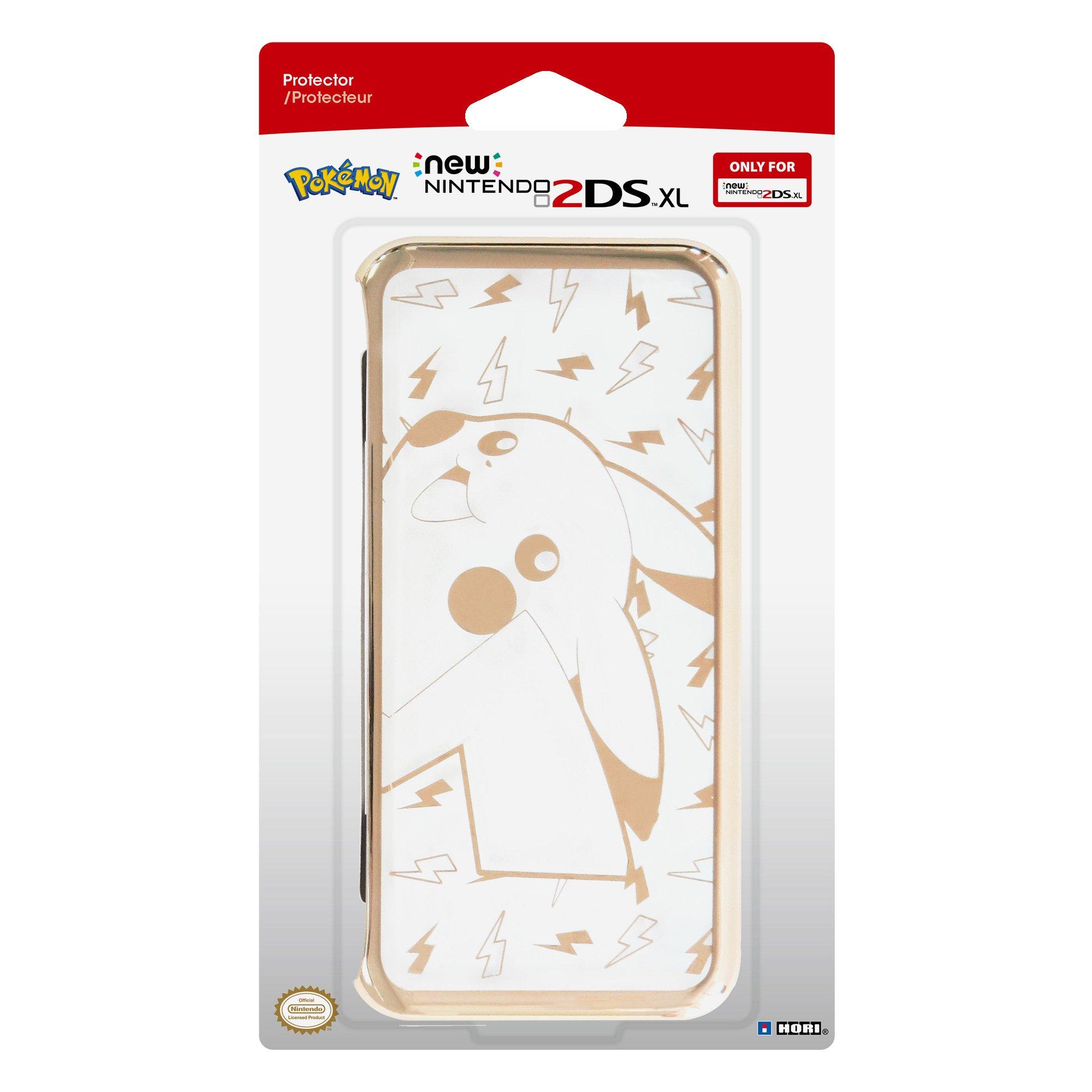 New Nintendo 2ds Xl Pikachu Gold Protector Case Nintendo 2ds Gamestop