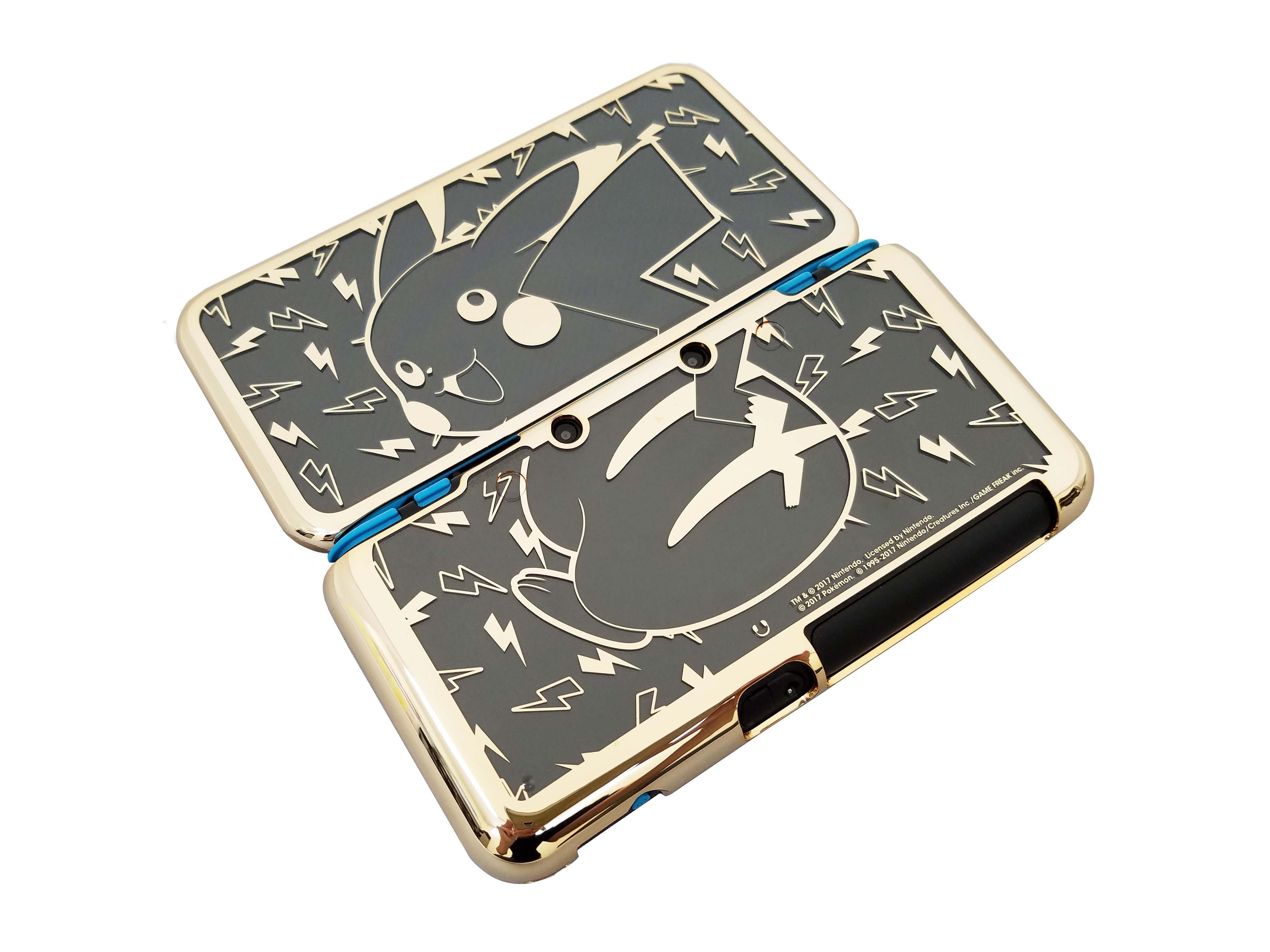 Pikachu Gold Protector Case For New Nintendo 2ds Xl Nintendo 2ds Gamestop