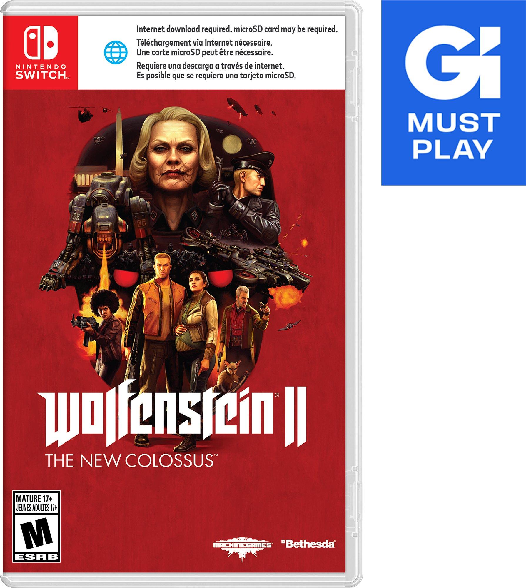 Alugue Jogos Para Nintendo Switch - Jogo Wolfenstein 2 - Rei dos