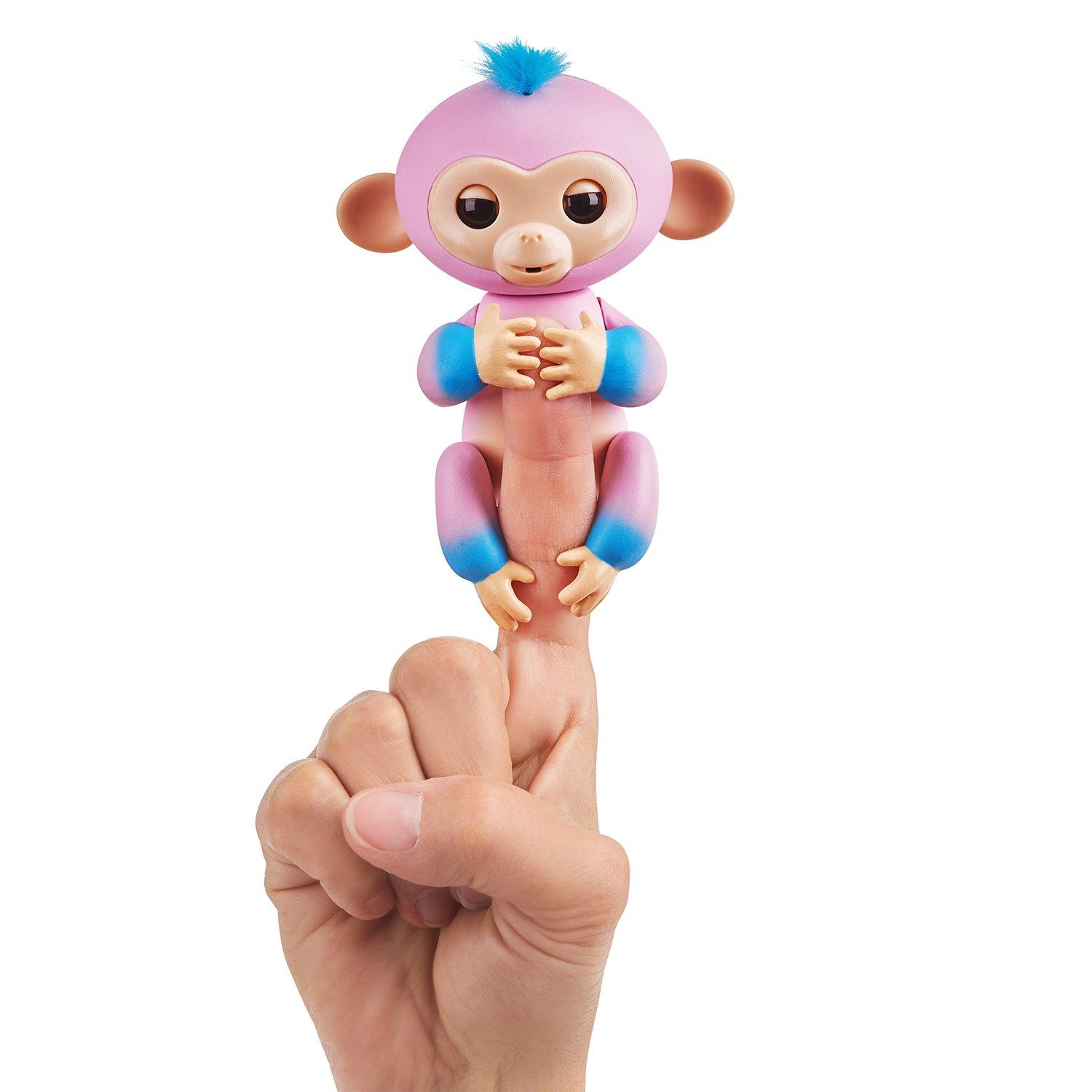 fingerlings interactive pink baby monkey