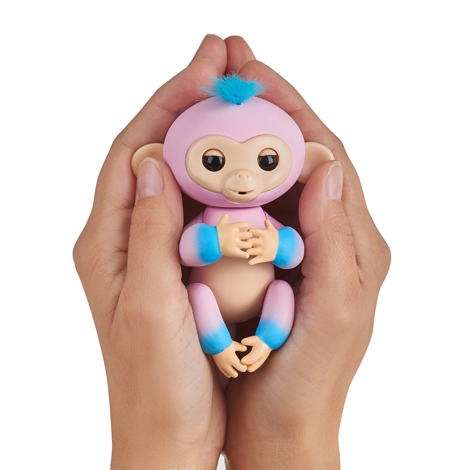 fingerlings interactive pink baby monkey