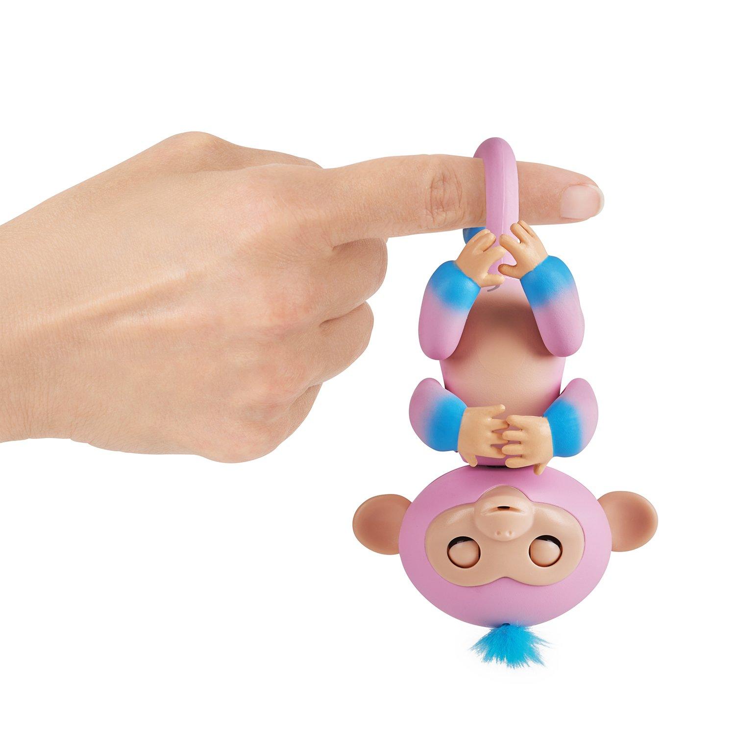 fingerlings interactive pink baby monkey