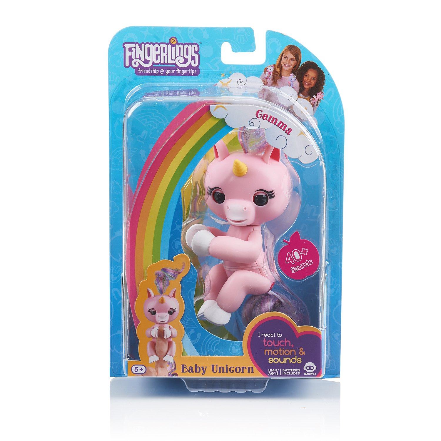fingerlings unicorn plush