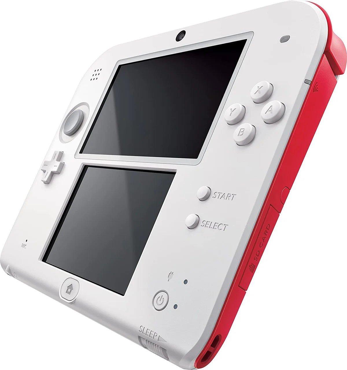 Nintendo 2DS White and Red GameStop Premium Refurbished
