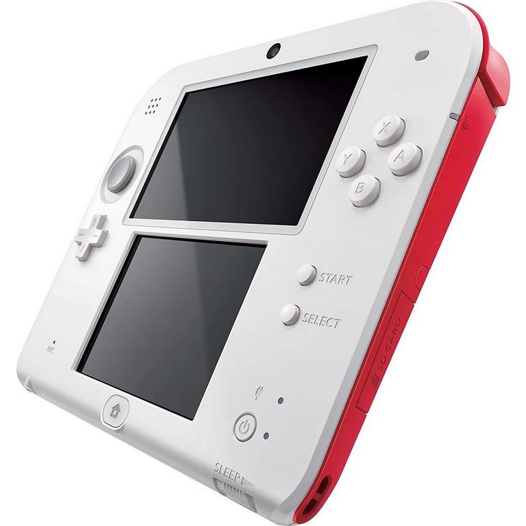 Nintendo 2DS Handheld Console White/Red | GameStop