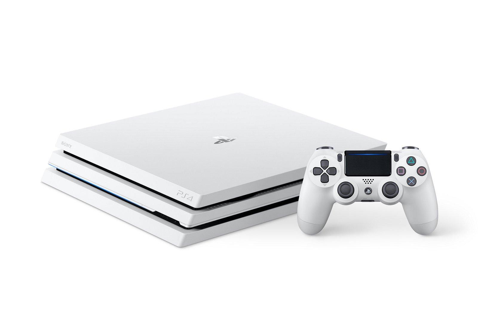Sony PlayStation 4 Pro 1TB Console Glacier White GameStop Premium 