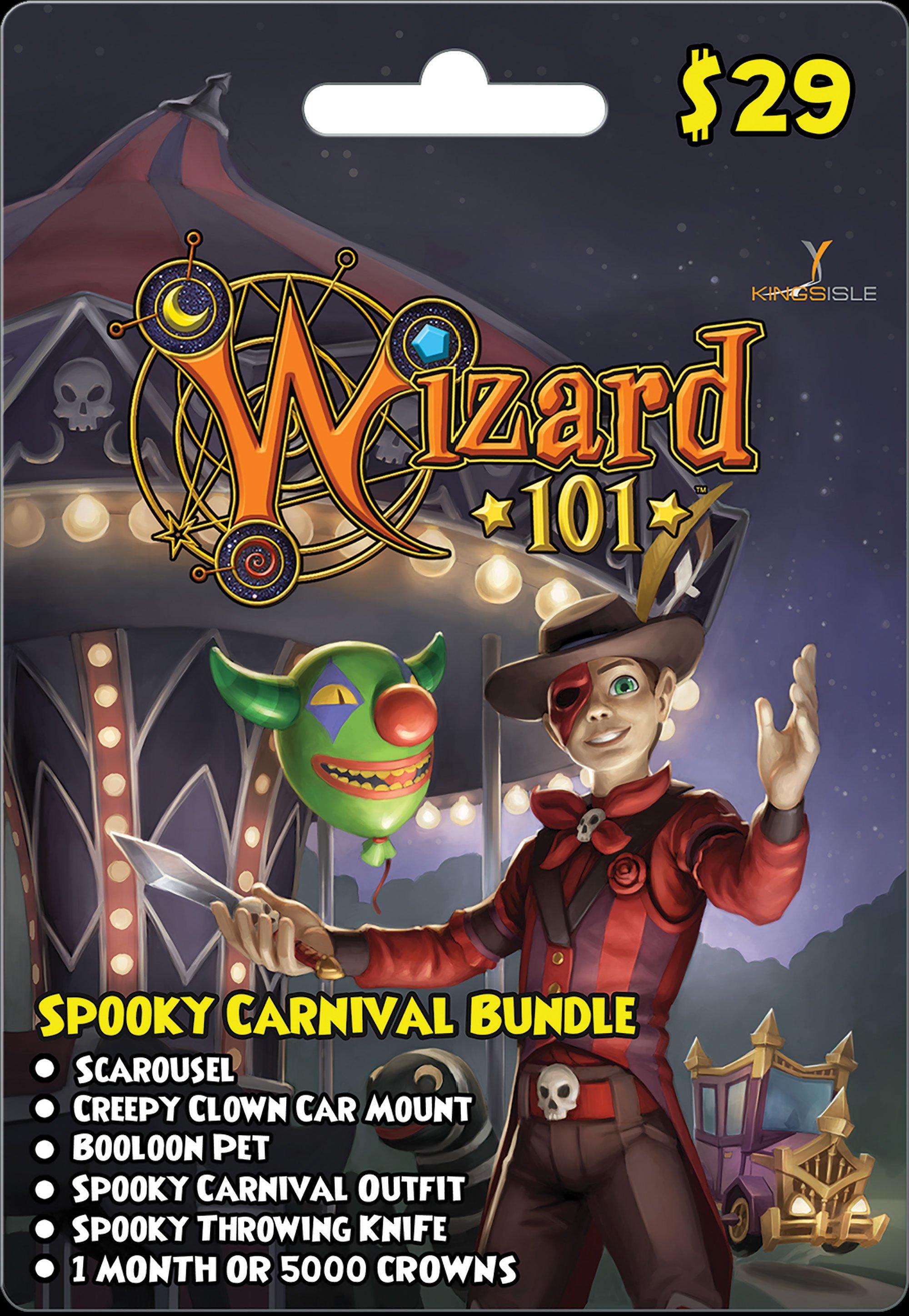 Wizard 101 Spooky Carnival Bundle Digital Card