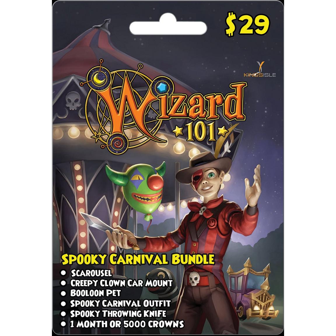 KingsIsle Entertainment Wizard 101 Spooky Carnival Bundle Digital Card - PC