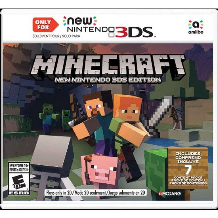 Slechte factor zeevruchten Postcode Minecraft New Nintendo 3DS Edition - Nintendo 3DS | Nintendo 3DS | GameStop