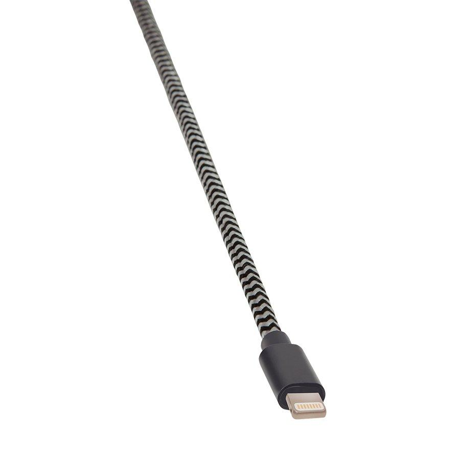 list item 5 of 7 Emerge Technologies 5-ft Braided Lightning to USB Cable Black