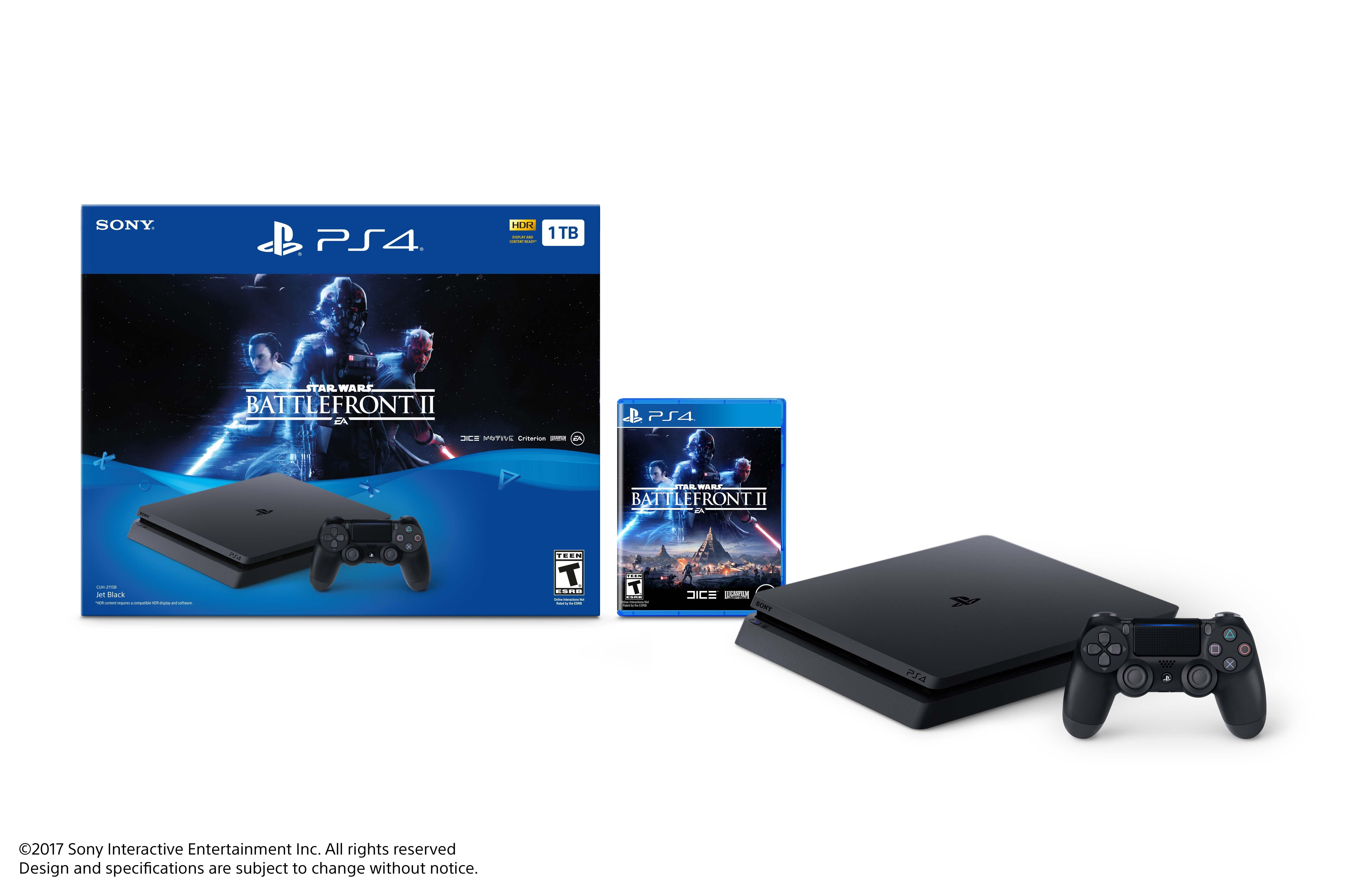 Playstation 4 Slim Star Wars Battlefront Ii Bundle 1tb Playstation 4 Gamestop