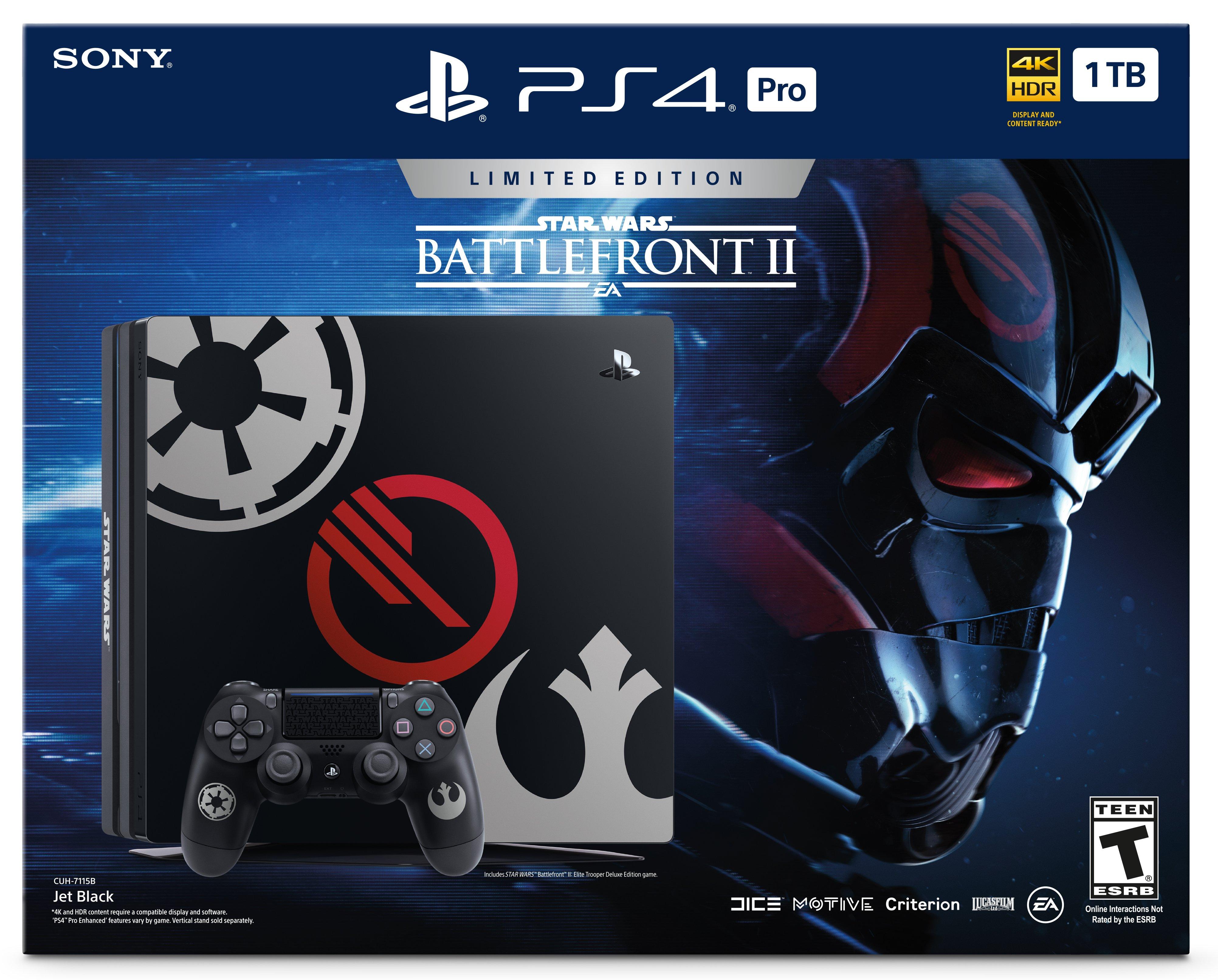 Playstation 4 Pro Star Wars Battlefront Ii Limited Edition Bundle 1tb Playstation 4 Gamestop