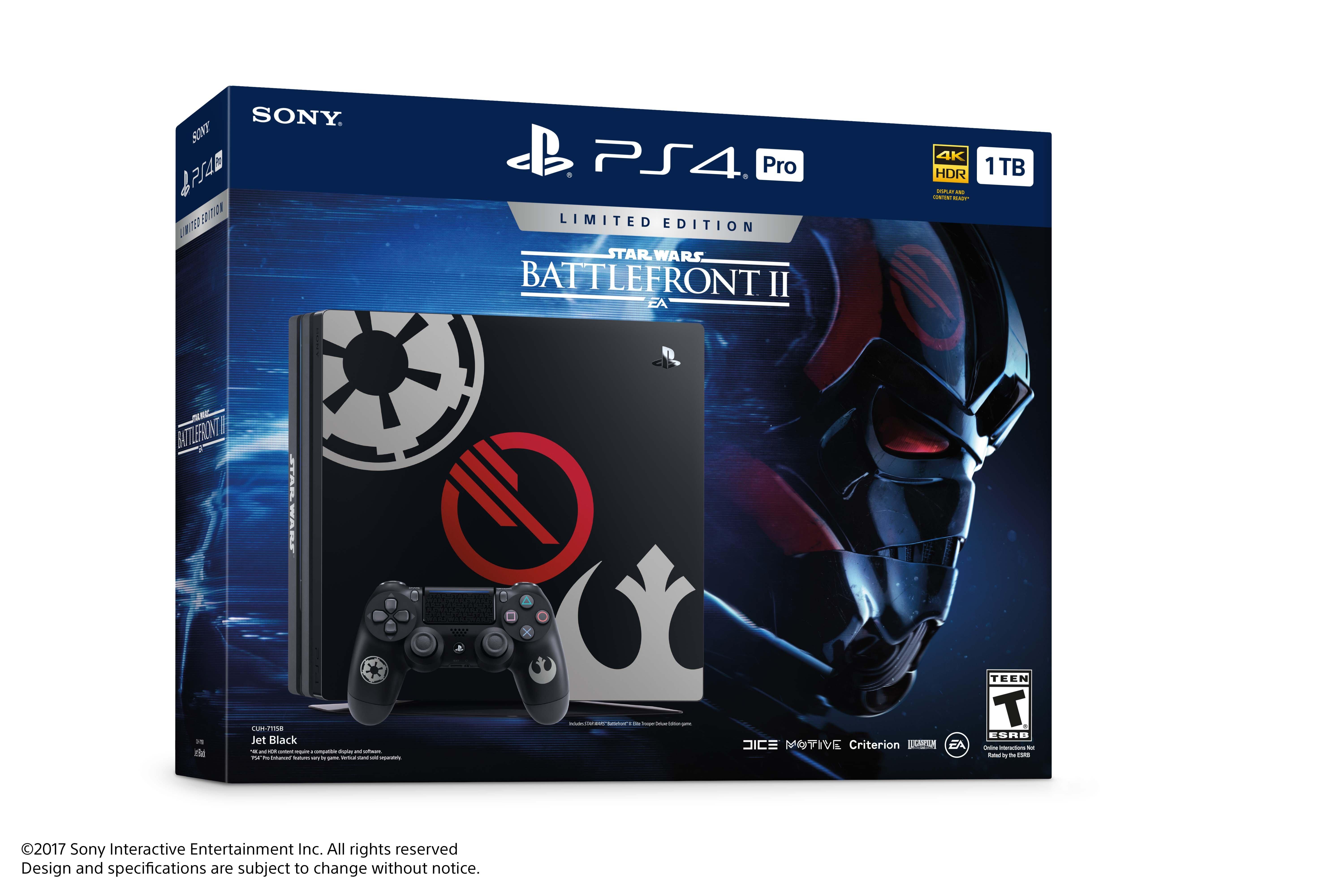 Playstation 4 Pro Star Wars Battlefront Ii Limited Edition Bundle 1tb Playstation 4 Gamestop