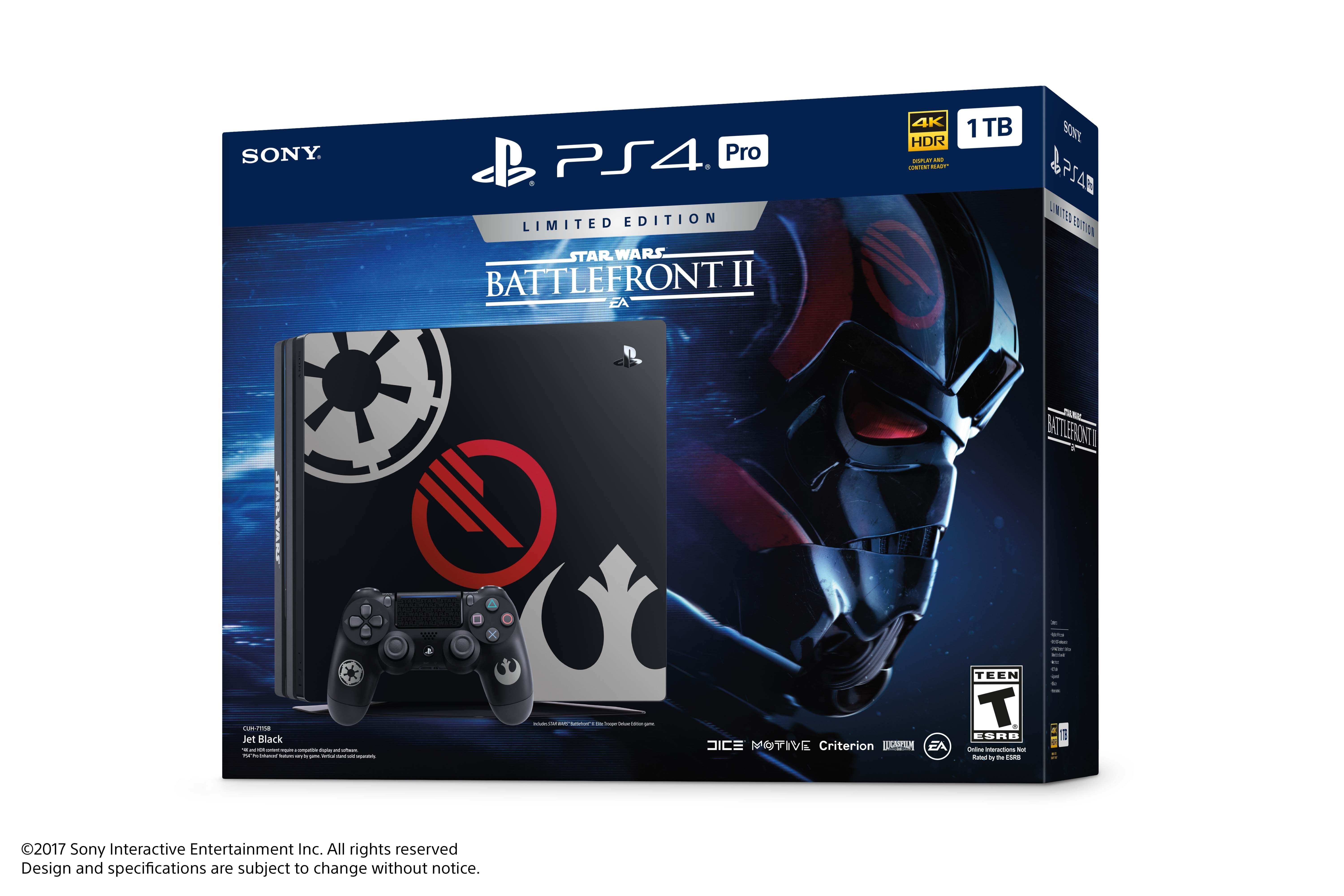 ps4 pro 1tb star wars edition