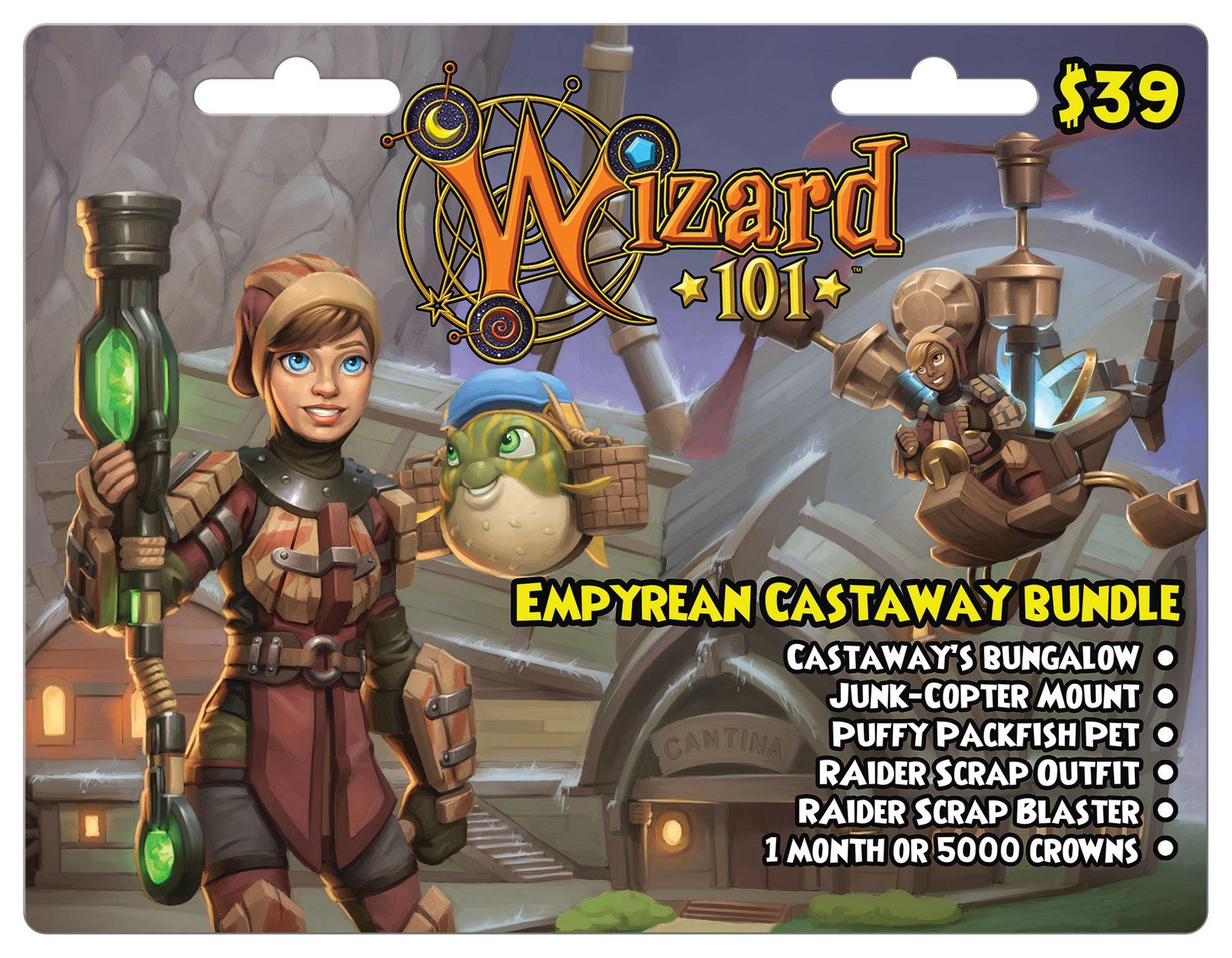 KingsIsle Entertainment Wizard 101 Empyrean Castaway $39 eCARD - PC
