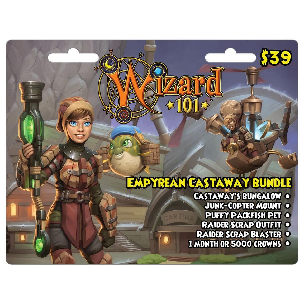 KingsIsle Entertainment Wizard 101 Empyrean Castaway $39 eCARD - PC