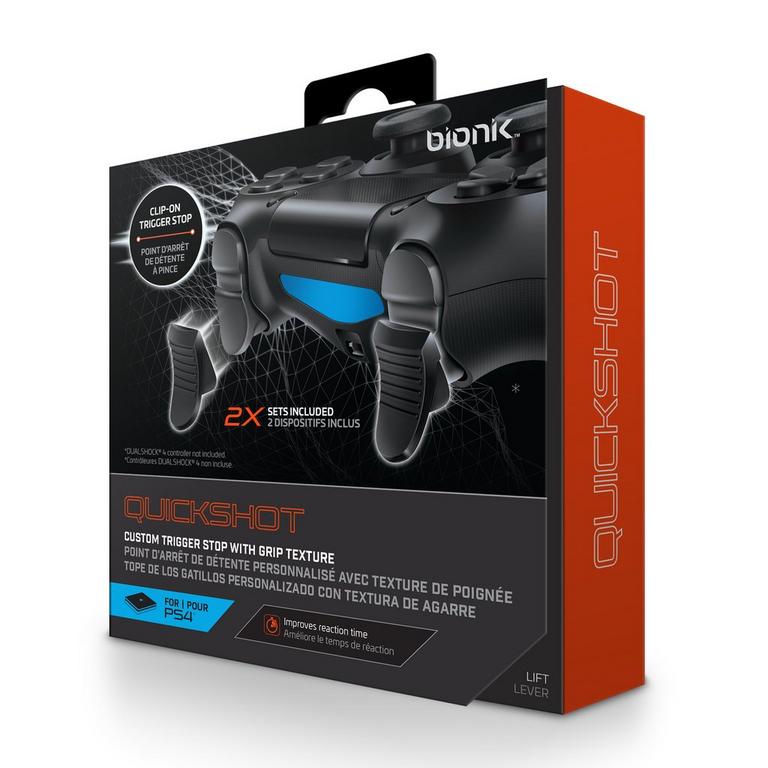 bionik Quickshot Trigger Lock Controller Kit for PlayStation 4