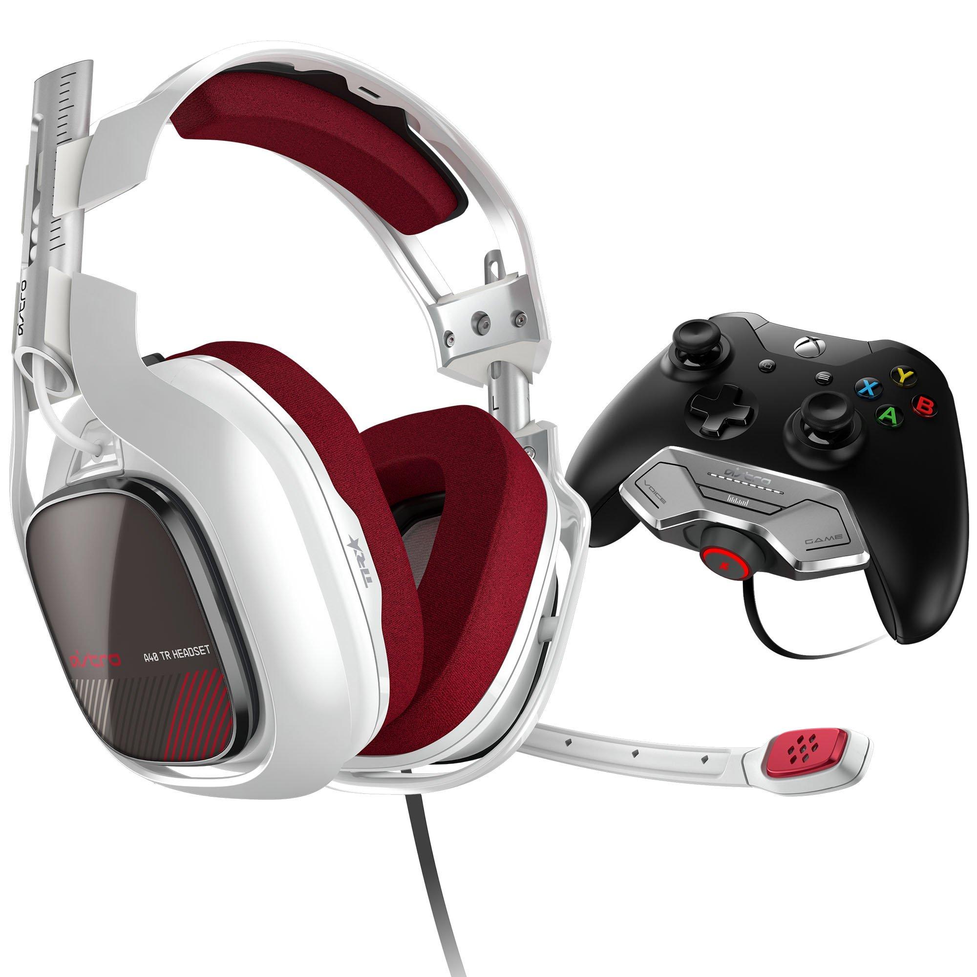 ASTRO A40 TR White Wired Gaming Headset and MixAmp M80 for Xbox One