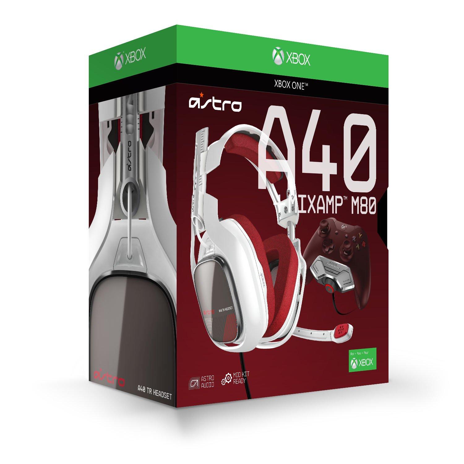 Astro 0 Tr White Wired Gaming Headset And Mixamp M80 For Xbox One Xbox One Gamestop