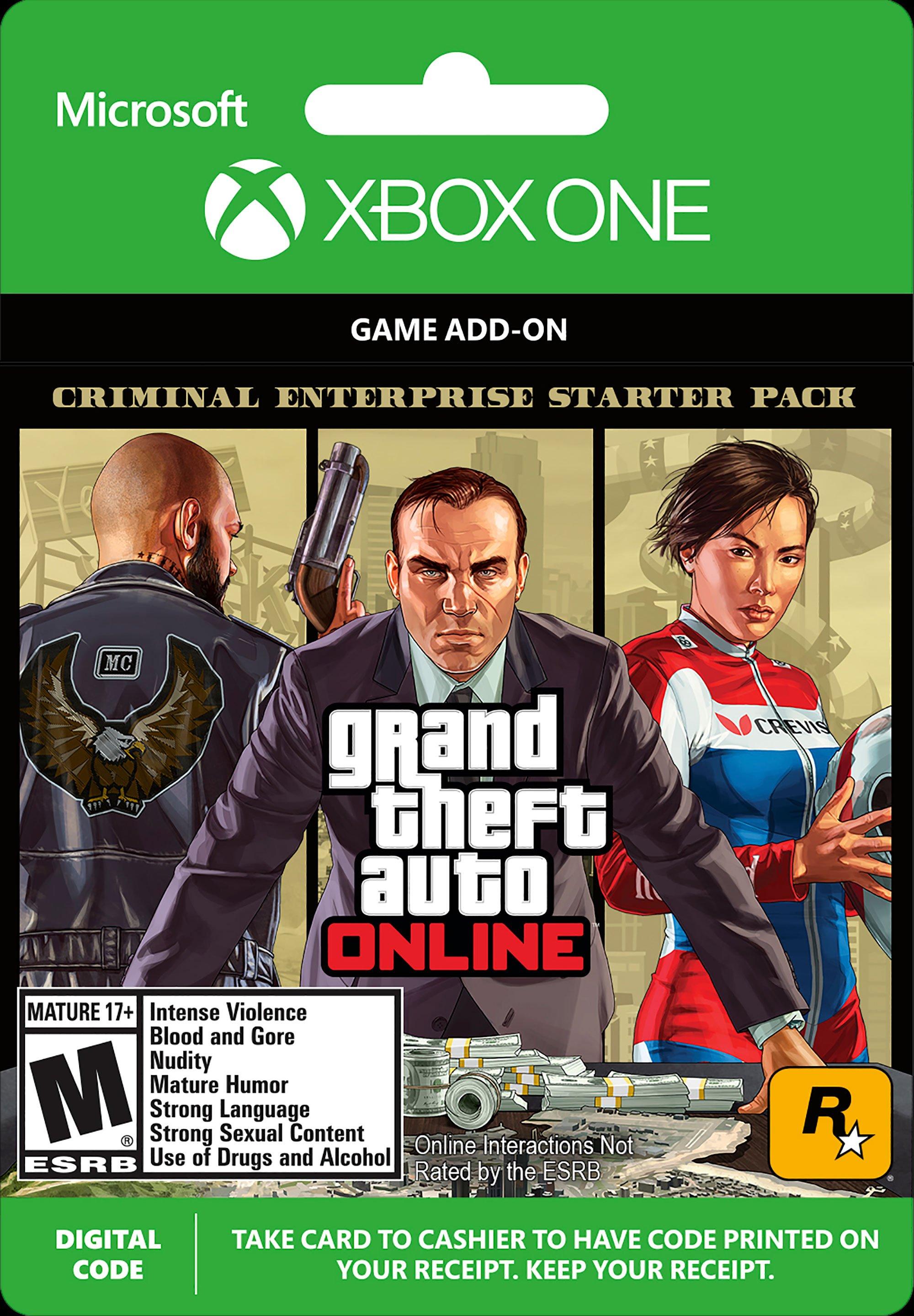 Grand Theft Auto V and Criminal Enterprise Starter Pack Bundle