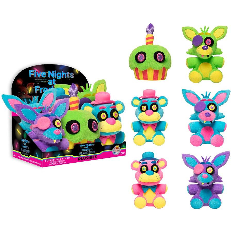 five nights at freddy's glow in the dark plushies