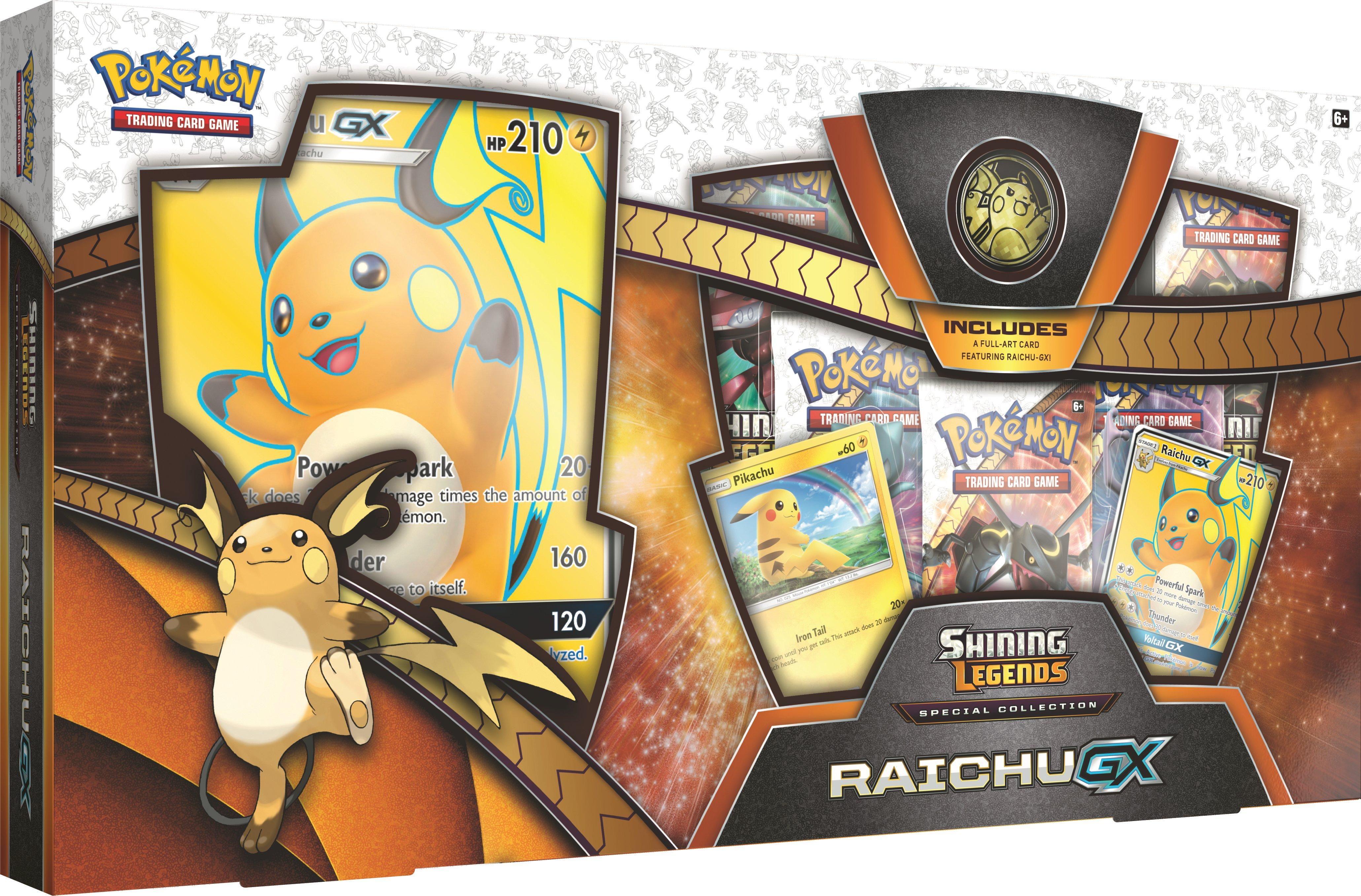 Pokemon Trading Card Game Shining Legends Raichu Gx Special Collection Gamestop