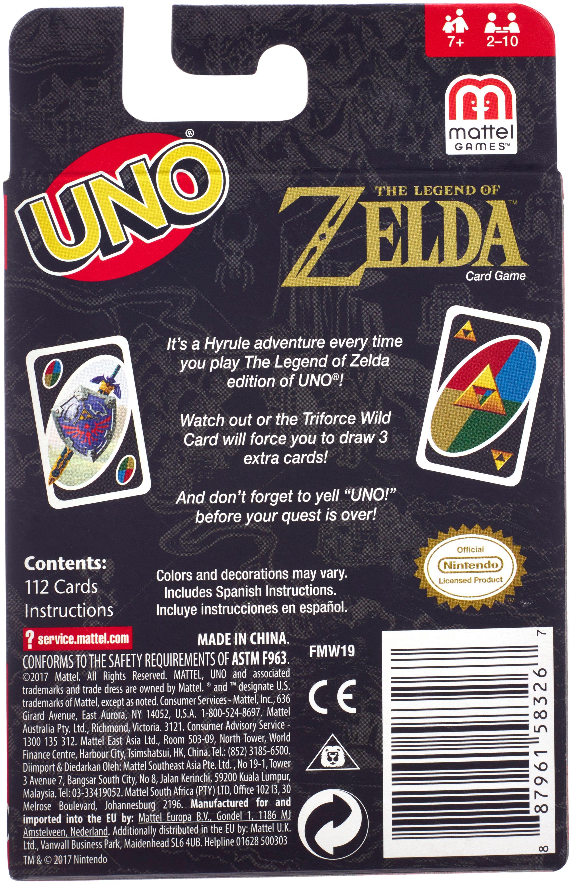 UNO The Legend of Zelda Card Game GameStop Exclusive
