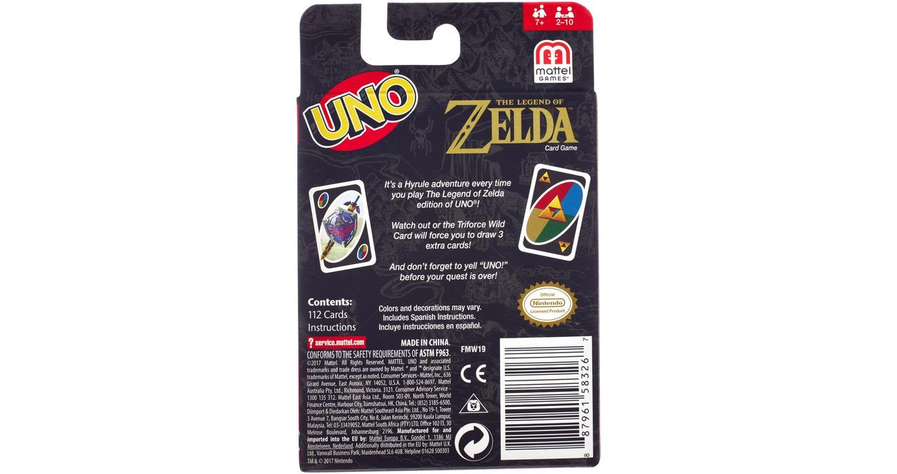 UNO The Legend of Zelda Card Game GameStop Exclusive