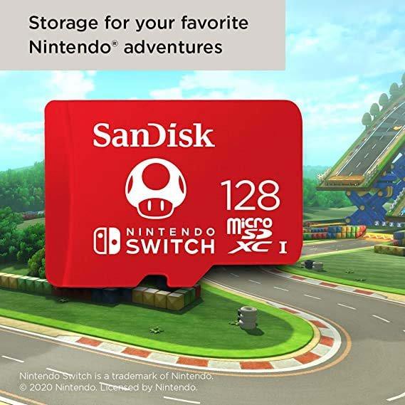 SanDisk microSDXC Card 128GB for Nintendo Switch | GameStop