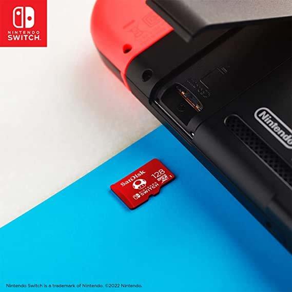 SanDisk 128 Go Fortnite microSDXC Carte pour Nintendo Switch