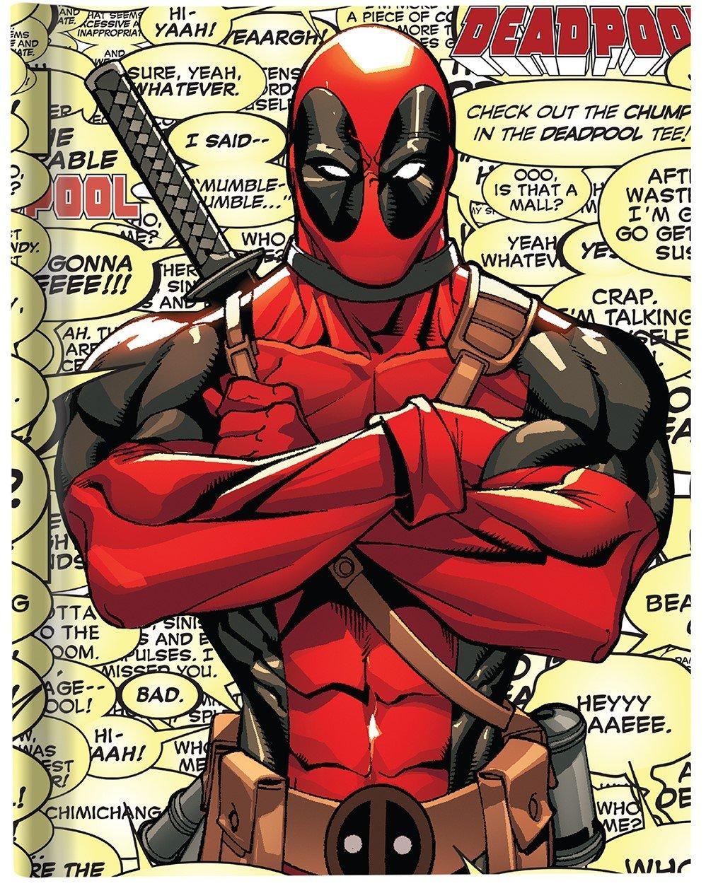 Deadpool Comic Sayings Journal Gamestop