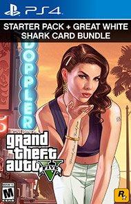 Grand Theft Auto V: Premium Edition and Great White Shark Card